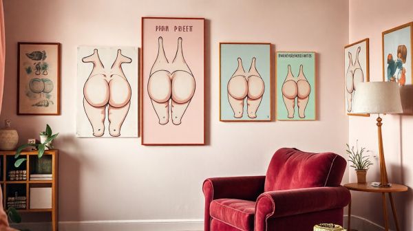 Ajoutez une touche humoristique à vos murs avec Les Petites Fesses