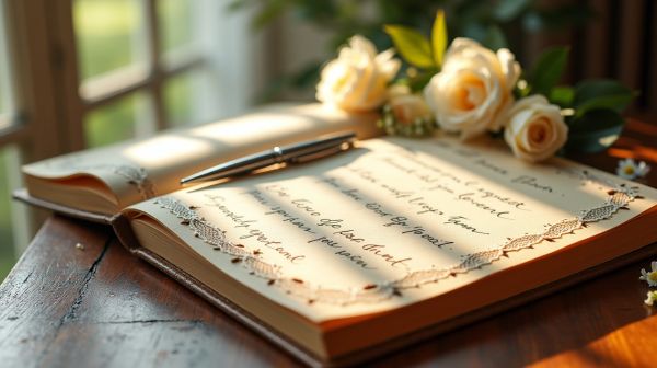 Comment choisir un livre d'or mariage mémorable et personnalisé