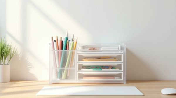 Rangement optimisé avec des organisateurs pratiques